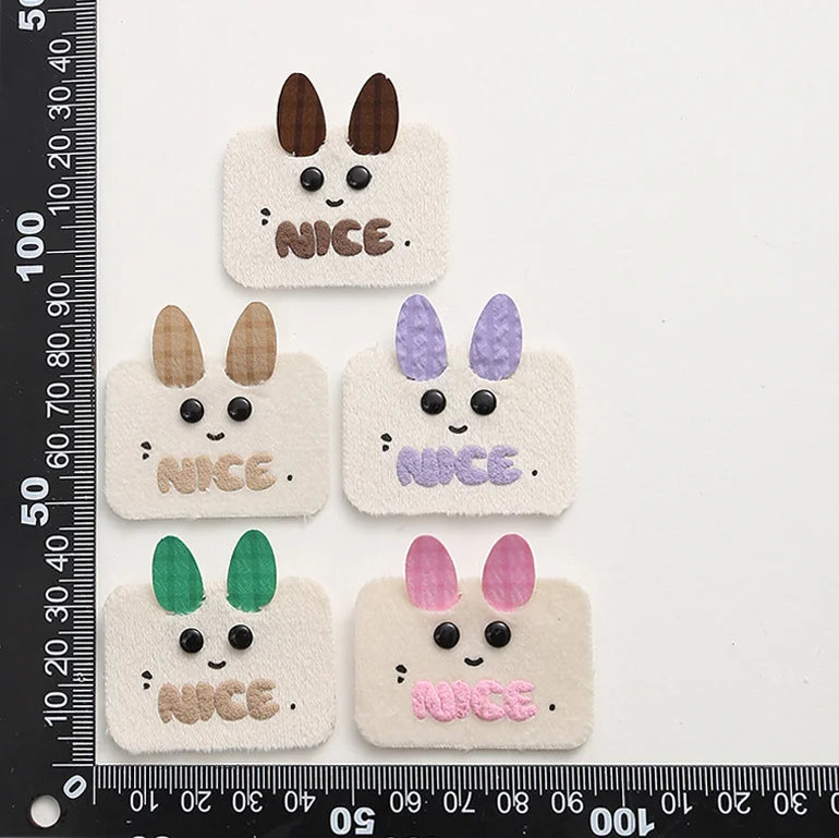 Мултфилм мато ёрлиқлари кўп қиррали тўқув ямалар болалар учун сумкалар шляпалар кийим аксессуарлари