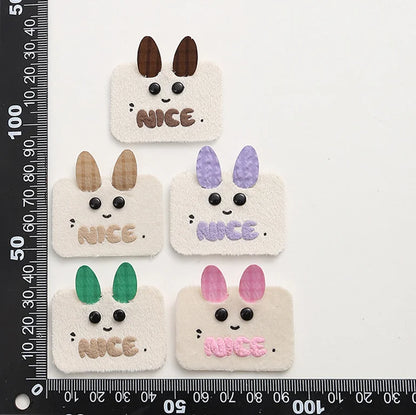 Мултфилм мато ёрлиқлари кўп қиррали тўқув ямалар болалар учун сумкалар шляпалар кийим аксессуарлари