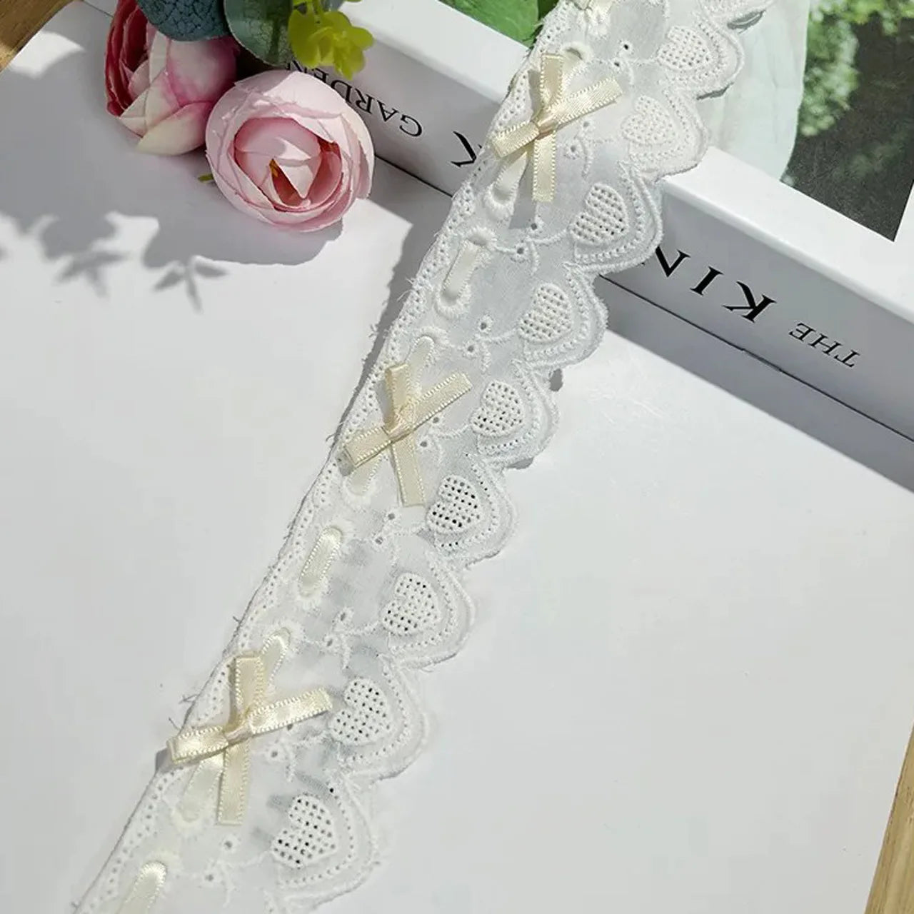 Пахта матодан тикилган камон боғичли тўр ДИЙ болалар кийими сумкаси аксессуари қўлда ишланган юбка этаклари