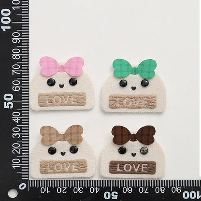 Мултфилм мато ёрлиқлари кўп қиррали тўқув ямалар болалар учун сумкалар шляпалар кийим аксессуарлари