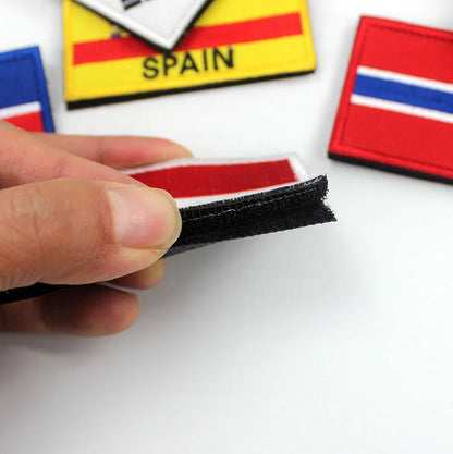 OEM-сервис принимаются на заказ вышитые патчи флаг разных стран патчи для шляпы рюкзак одежда