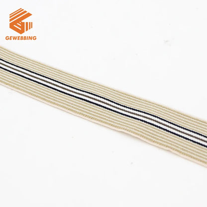 Тўр ишлаб чиқарувчиси 1 дюймли 2 дюймли махсус жаккардли эластик белбоғли нейлон ички кийим учун тармоқли