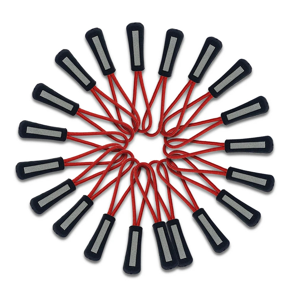 Ёруғликни акс эттирувчи нейлон замок слайдери — логотипсиз, сумка, кийим ва рюкзаклар учун мўлжалланган. Оптом буюртмалар учун мос, юқори сифатли ва функционал аксессуар