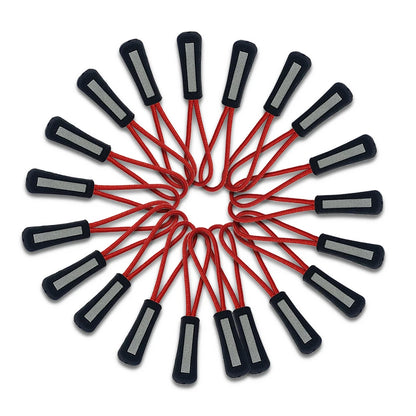 Ёруғликни акс эттирувчи нейлон замок слайдери — логотипсиз, сумка, кийим ва рюкзаклар учун мўлжалланган. Оптом буюртмалар учун мос, юқори сифатли ва функционал аксессуар