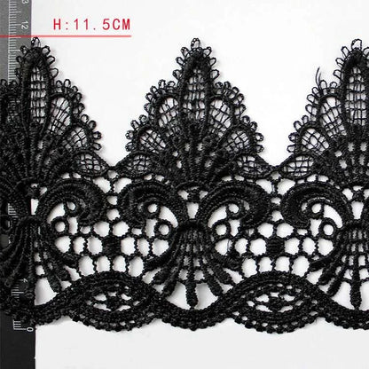 СЖ-ФНЛ1001 Юқори сифатли гипур дантелли трим Сувда эрувчан дантелли