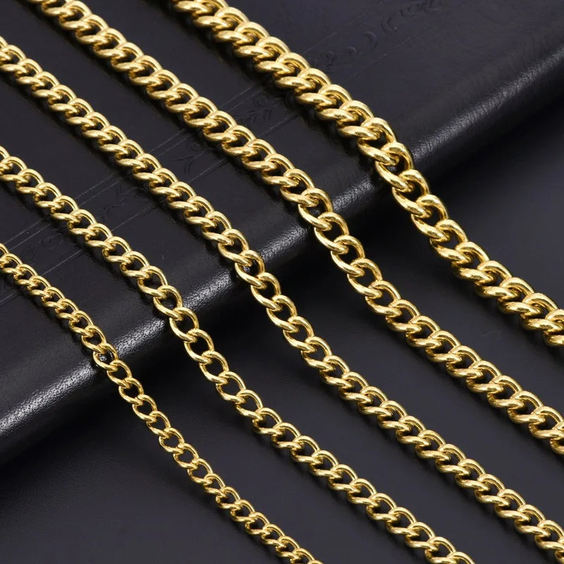 Антистатик мис занжирли гуруч занжирли кийим учун ДИЙ заргарлик буюмлари аксессуарлари