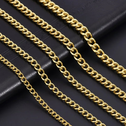 Антистатик мис занжирли гуруч занжирли кийим учун ДИЙ заргарлик буюмлари аксессуарлари