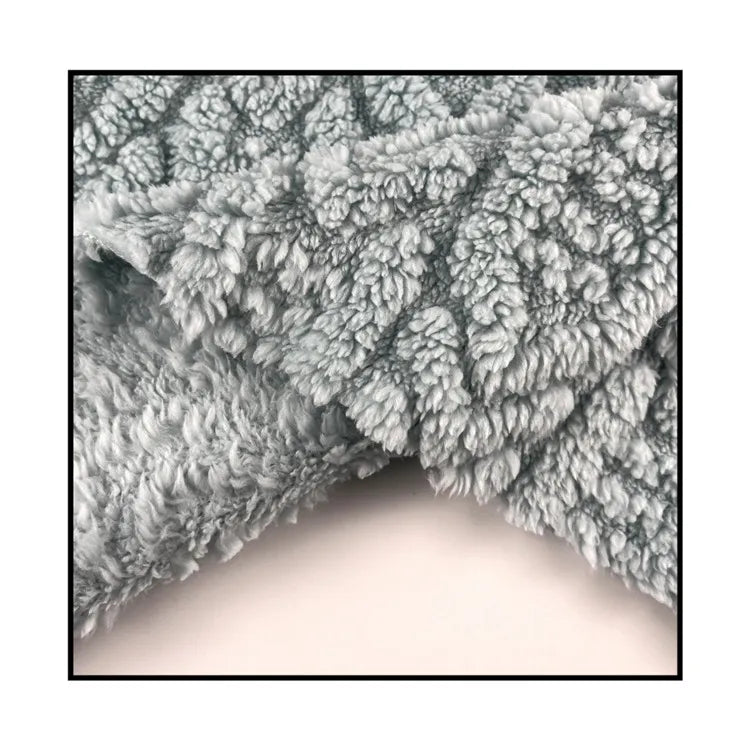 Хитой жаккард ишлаб чиқарувчилари икки томонлама Шерпа Флеэсе мато