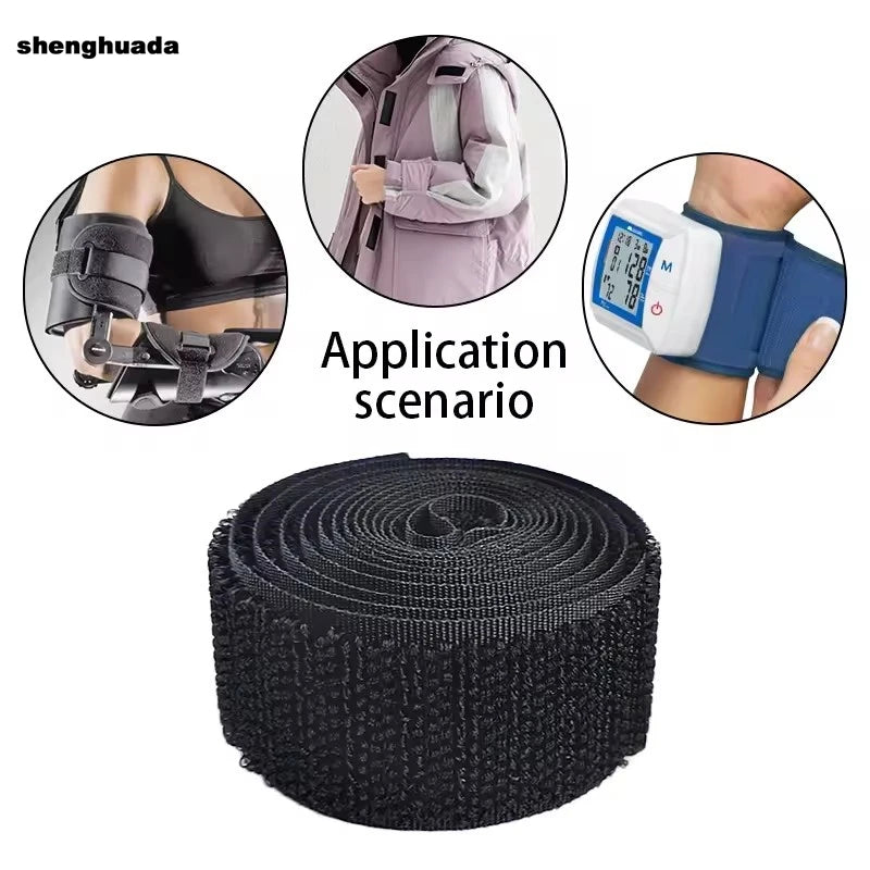 Махсус мато 20мм 50мм яхши ушлаб турувчи нейлон патч илгак ва ҳалқали лента тасмаси