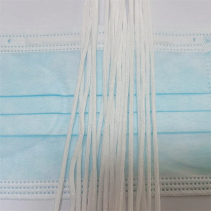 3 мм оқ нейлон спандексли эластик тасмалар услуби нуқта нақшли думалоқ шнурли қулоқ илмоғи учун юз қопқоғи