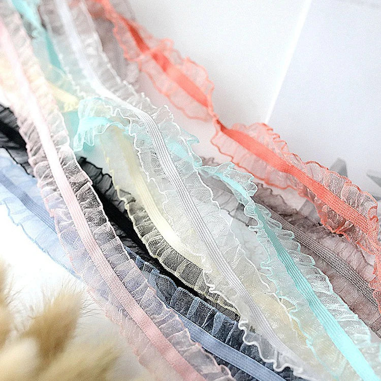 Тикув аксессуарлари кийим тўрли эластик тўқув тасмаси дантелли эластик камар тўқув тасмаси ички кийим либослари учун