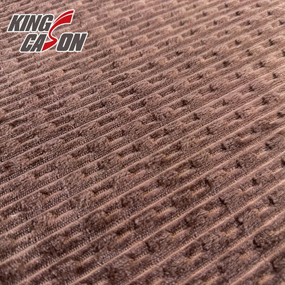 Ишлаб чиқарувчи Kingcason томонидан оптом таклиф этиладиган экологик тоза, нафис, рангли полиэстер фланель флис мато