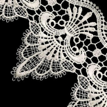 СЖ-ФНЛ1001 Юқори сифатли гипур дантелли трим Сувда эрувчан дантелли