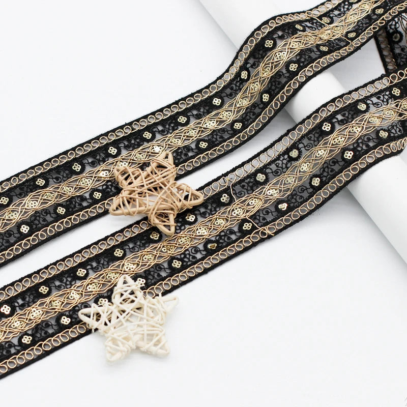 Гипюр трим тўрли лента Дантелли органза лента