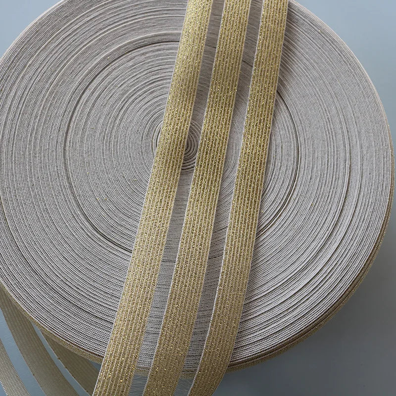 Уй текстилида фойдаланиш учун 4см-16см юқори қувватли юмшоқ тиббий эластик тасма спандекс ва полестер эластик тармоқли