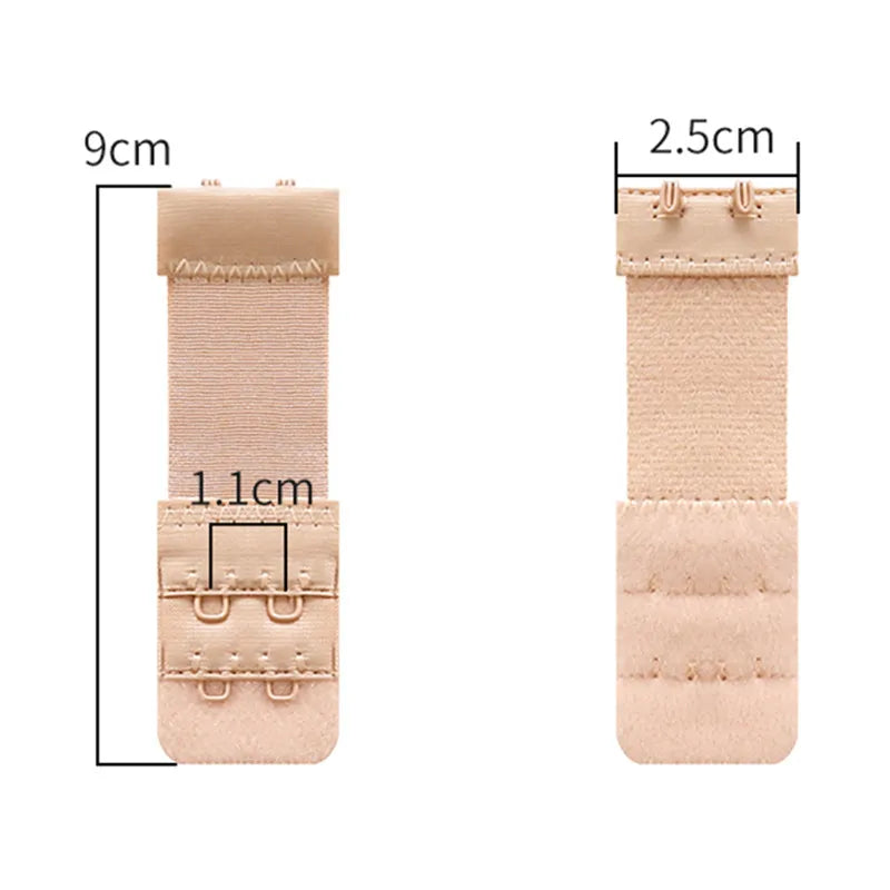 2,5 см кенгликдаги юқори сифатли нейлон лифчик кенгайтиргич — 2 та илгакли, улгуржи сотувда. Қора ва тан (тері) рангдаги ички кийим аксессуари сифатида ишлатилади