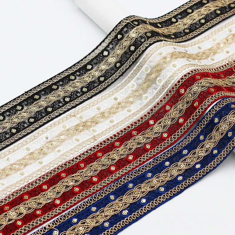 Гипюр трим тўрли лента Дантелли органза лента