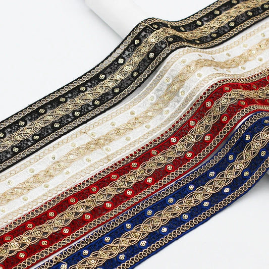 Гипюр трим тўрли лента Дантелли органза лента