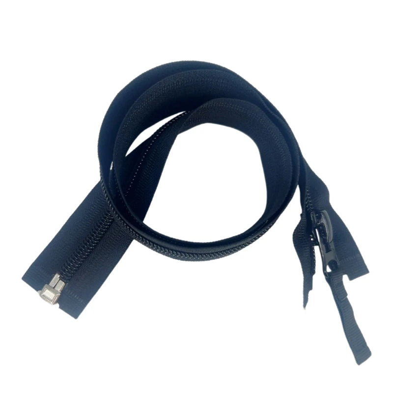 Янги дизайндаги улгуржи махсус тортувчи 8 # очиқ учли фермуар, махсус нейлон фермуарли слайдерли