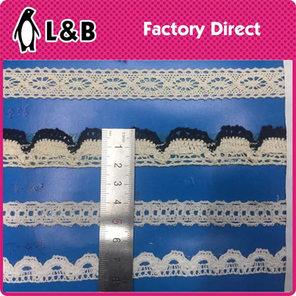 Юқори сифатли гипур дантелли трим  100% пахта дантел