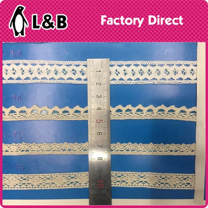 Юқори сифатли гипур дантелли трим  100% пахта дантел