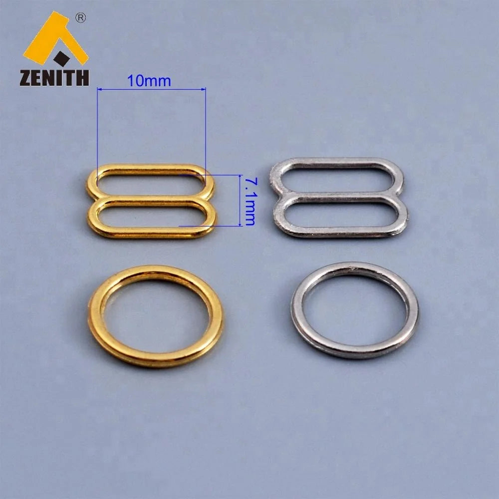 Кастом рангда тайёрланадиган руҳ қотишмасидан ясалган металл ҳалқа ва слайдерлар — KR50206 модели. Сув кийими ва лифчик бандларини созлаш учун ички кийим аксессуари сифатида ишлатилади.