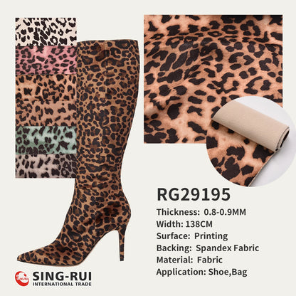 Хит продаж, производство текстиля, печать на ткани, металлическая замшевая ткань с леопардовым принтом, материал для изготовления обуви, ткань для обувной сумки