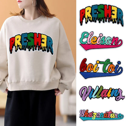 Кийимларни безаш учун юқори сифатли тикима аппликация — дизайнерлик услубида