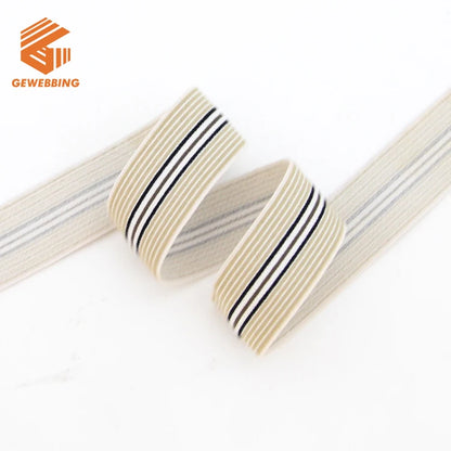 Тўр ишлаб чиқарувчиси 1 дюймли 2 дюймли махсус жаккардли эластик белбоғли нейлон ички кийим учун тармоқли