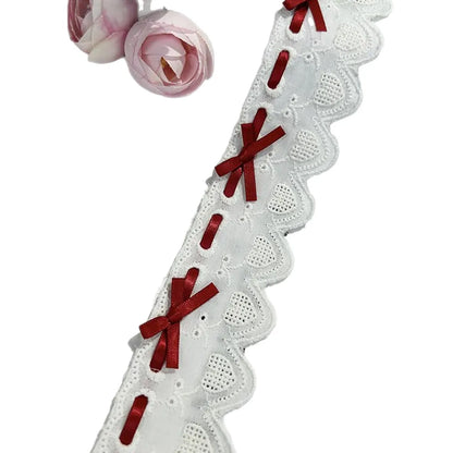 Пахта матодан тикилган камон боғичли тўр ДИЙ болалар кийими сумкаси аксессуари қўлда ишланган юбка этаклари