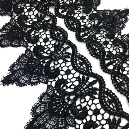 СЖ-ФНЛ1001 Юқори сифатли гипур дантелли трим Сувда эрувчан дантелли