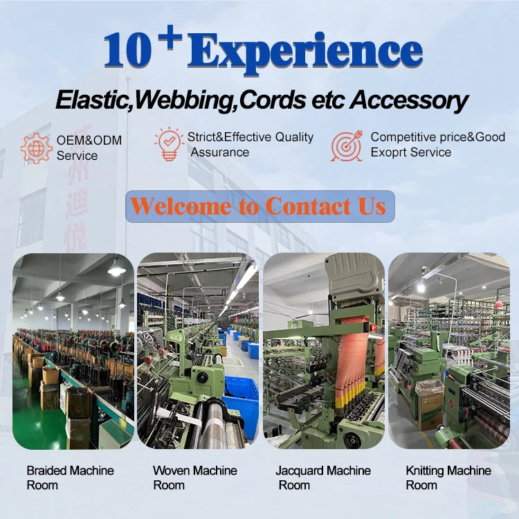 Юқори сифатли завод тўғридан-тўғри сотиладиган  6мм ~ 70мм қора оқ тикув каучук трикотаж эластик тасма эластик камар учун