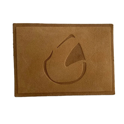 Махсус бўрттирма кийим нишони тери ямоғи Дебоссед ҳақиқий тери ҳақиқий тери ёрлиғи ёрлиғи жинси шимлар / кийим / сумкалар учун ямоқ