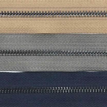 Экологик тоза 3 # 5 # қора гуруч тишлари Жинсый учун махсус ёпиқ учли металл фермуар