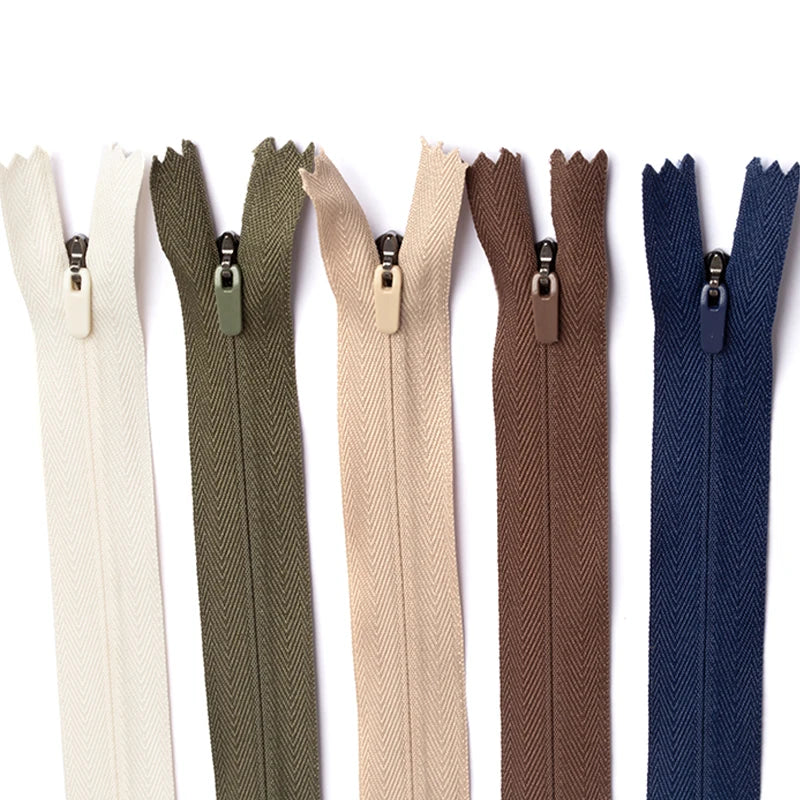 Юқори сифатли кўринмас фермуар яширин фермуар оғир 5 мм кўринмас фермуар