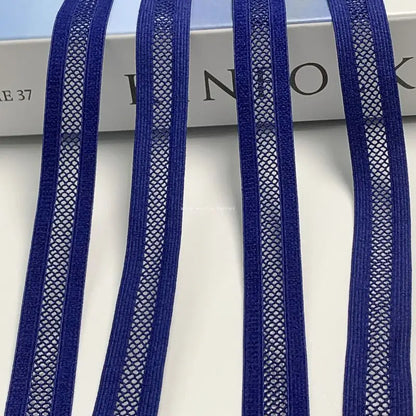 ХИНДE 1,8 см кўк рангли созланиши ипли эластик тасмали камар, сифатли тўқув маҳсулоти