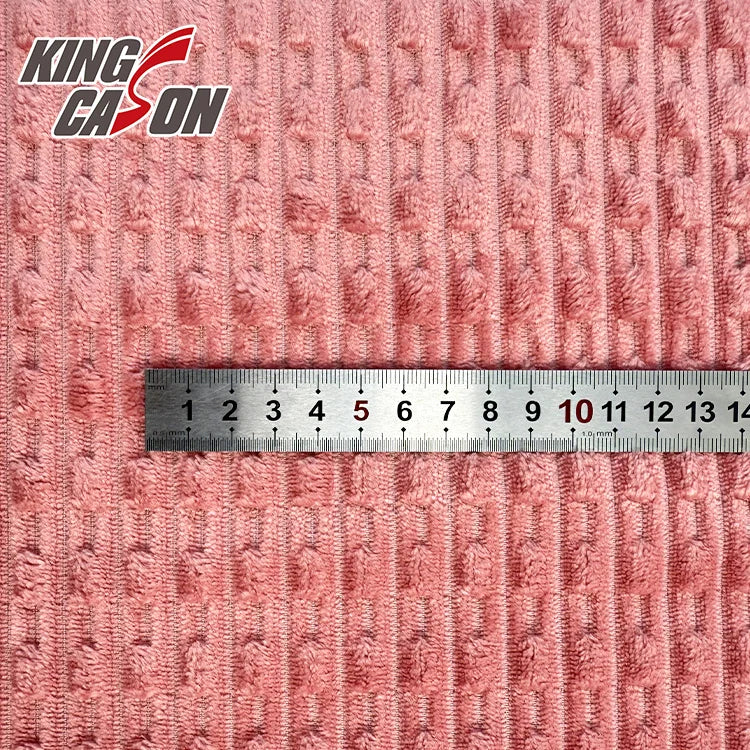 Ишлаб чиқарувчи Kingcason томонидан оптом таклиф этиладиган экологик тоза, нафис, рангли полиэстер фланель флис мато