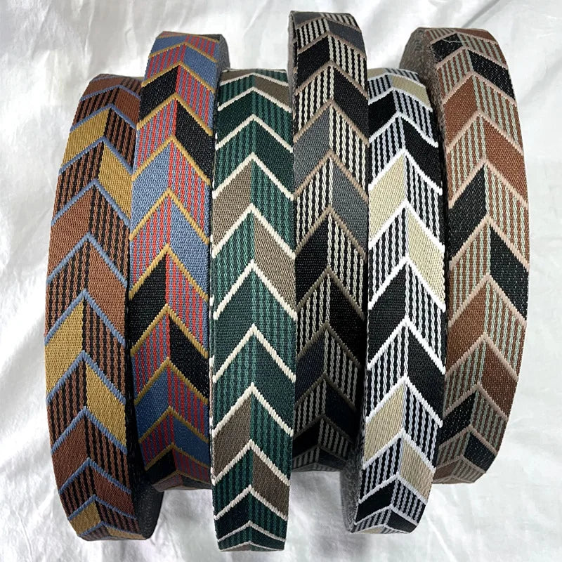 Улгуржи жаккардли Полестер тўқув сумкалар учун