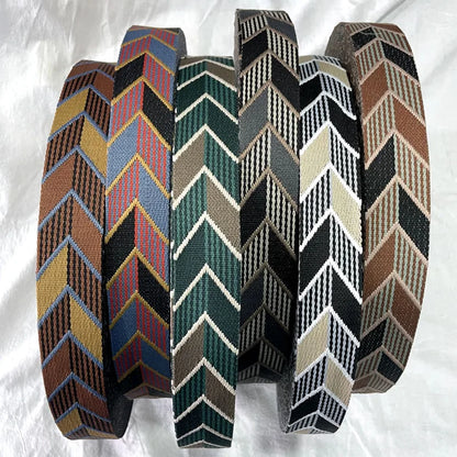 Улгуржи жаккардли Полестер тўқув сумкалар учун