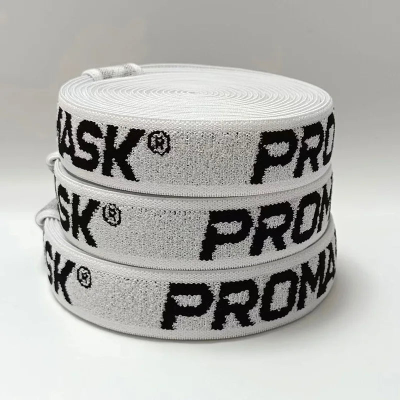 Юқори эластик жаккардли логотипли тасма Полестер услубидаги «С» ҳарфи нақшли тер тасма