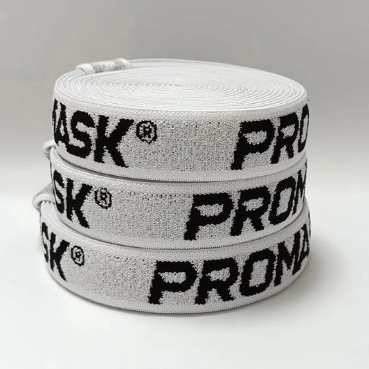 Юқори эластик жаккардли логотипли тасма Полестер услубидаги «С» ҳарфи нақшли тер тасма