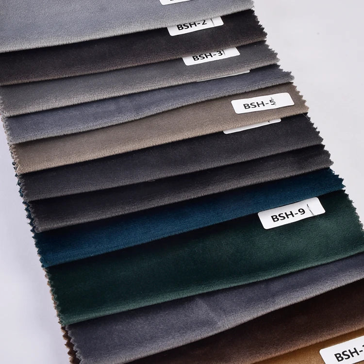 Хитой ишлаб чиқарган сув ўтказмайдиган 100% полиэстер мата — қизлар учун мўлжалланган туркча услубдаги болалар трикотаж голланд бархат (вельвет) мата, бир хил рангда бўялган