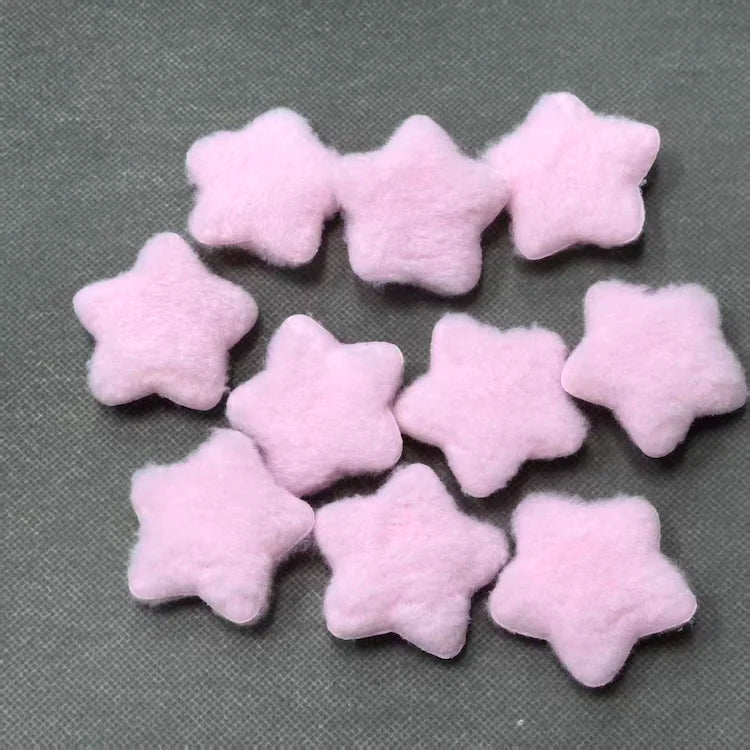 ЗСЙ 5 см беш қиррали юлдуз қўлда ишланган апликациялар болалар учун бош кийим аксессуарлари кийим тикиш ДИЙ ҳунармандчилик ямоғи