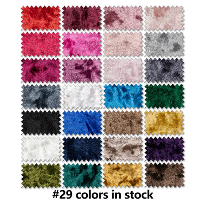 95% Полестер 5% Спандех муз бахмал тўқув трикотаж спандекс мато Роллс Тўй пардалари учун майдаланган бахмал мато