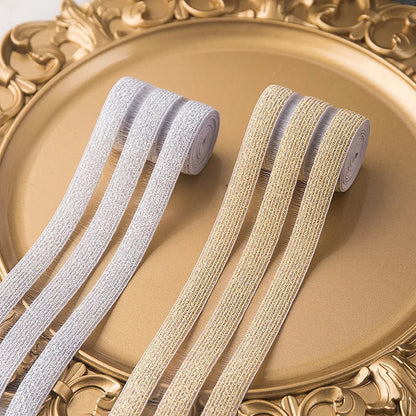 Уй текстилида фойдаланиш учун 4см-16см юқори қувватли юмшоқ тиббий эластик тасма спандекс ва полестер эластик тармоқли