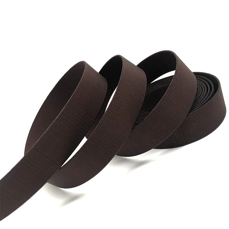 PP Полипропилен Нейлон Полестер Тўқилган Эластик Тўқув Эркаклар учун белбоғлар Зайтун Махсус 32мм 38мм Мовий Жигарранг Трикотаж Банд