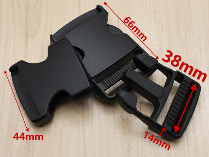 38 мм рангли пластик ён томондан очиладиган токча — чемодан, сумка ва махсус қоплар учун эҳтиёт қисм ва аксессуар