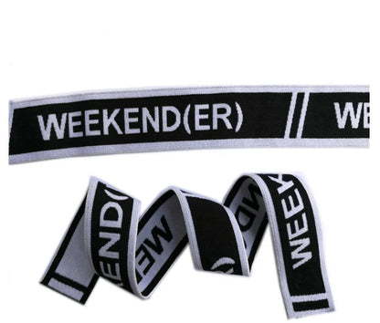 Юмшоқ, юқори қувватли, қайта фойдаланиш мумкин, тўқув, жаккард, ички кийим учун эластик лента