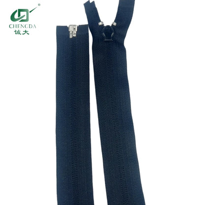 Янги дизайндаги улгуржи махсус тортувчи 8 # очиқ учли фермуар, махсус нейлон фермуарли слайдерли