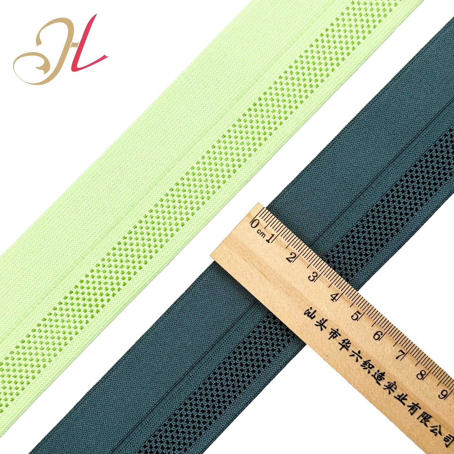 Стокга мослаштирилган кенглиги 4,2 см трикотаж Y  шаклидаги очиладиган тўрли эластик тасма спорт кийимлари учун